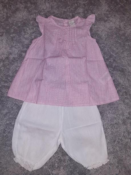 Letný komplet top + kraťasy h&m, h&m,86