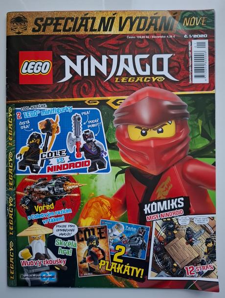 Lego ninjago 1/2020 cole vs. nindroid,