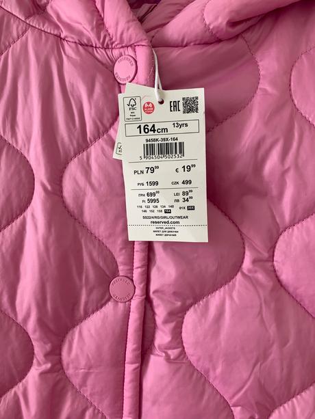 Ľahká prechodná vesta reserved č. 164, reserved,164
