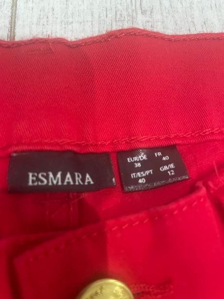 Červené nohavice esmara, esmara,38