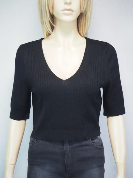 Kvalitný čierny top even&odd, 42