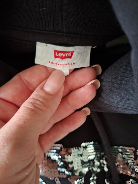 Levis mikina s flitrami, levis,s