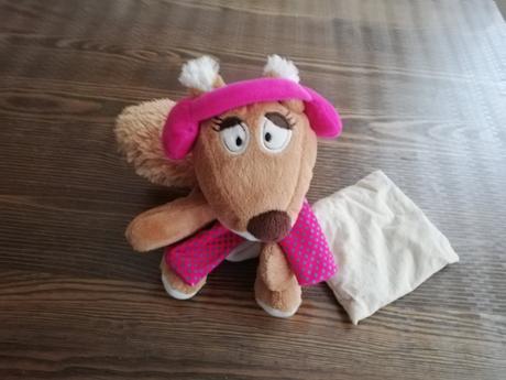 Veverička s vrecúškom, 