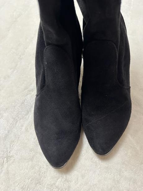 Vysoké semišové čižmy nad kolená, 39