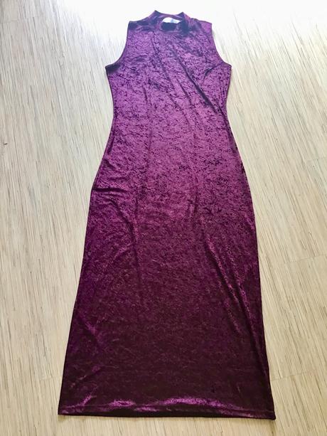 Krasne zamatové saty /c, 42 / l