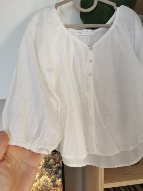 100perc. lanova bluzka zara, zara,122