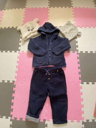 Balík svetrik, nohavice a čiapky, 86–98