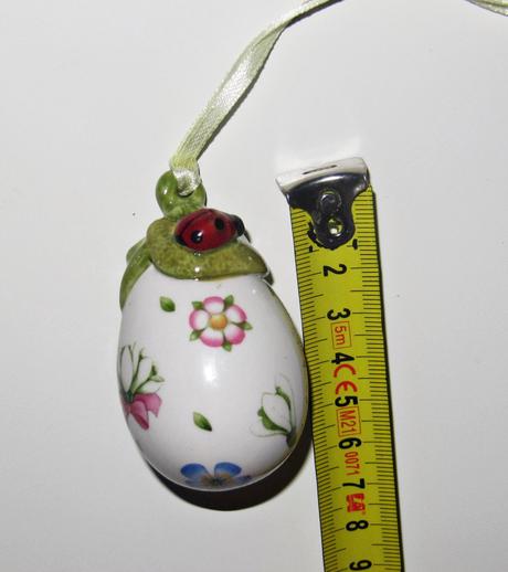 Villeroy boch - porcelánové vajíčko s lienkou, 