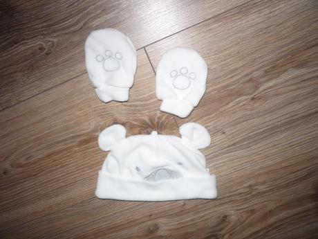 Čiapka + rukavice zn. mark&spencer, marks & spencer,68