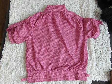 Ružová nepremokavá bundička adidas, s