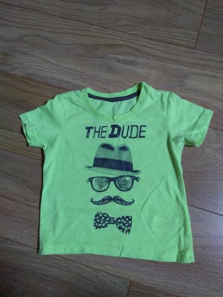 Neónovo žlto zelené tričko 12-18 mesiacov, rebel,86