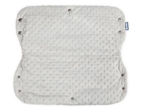 Sensillo rukávnik na kočík minky modrý,