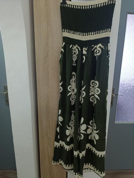 Palazzo stylovy overal,nohavice s topom, 38