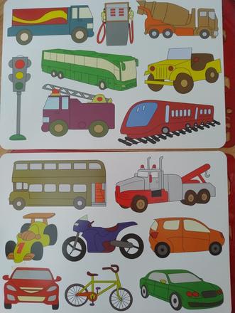 Šablony na kreslenie dopravné prostriedky, 