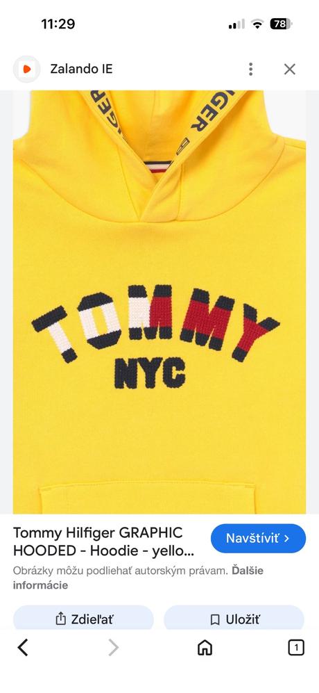 Mikina hilfiger, tommy hilfiger,176