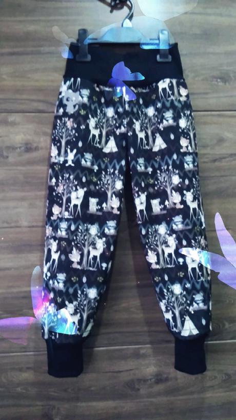 Zimné softshellky kombin.s reflexnym prvkom, 74 - 164