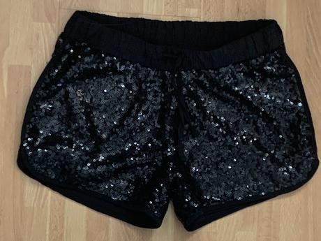 Ovs čierne flitrované kraťasy, ovs,140