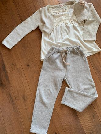 Set tepláky, tričko, svetrík, reserved,110