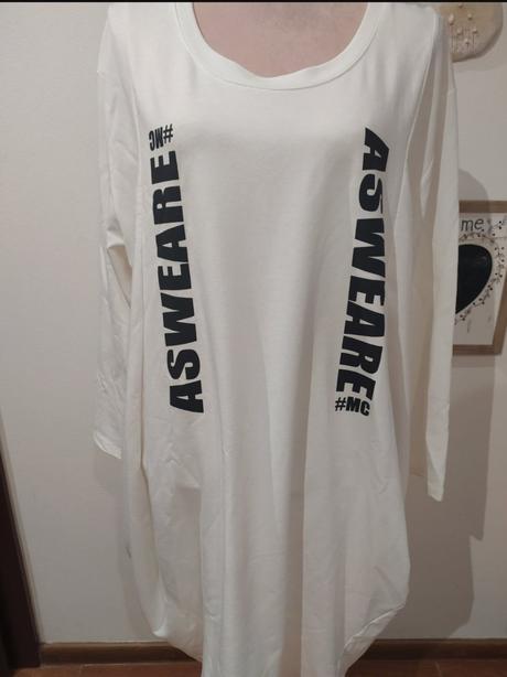 Mikinove oversize šaty, l / xl