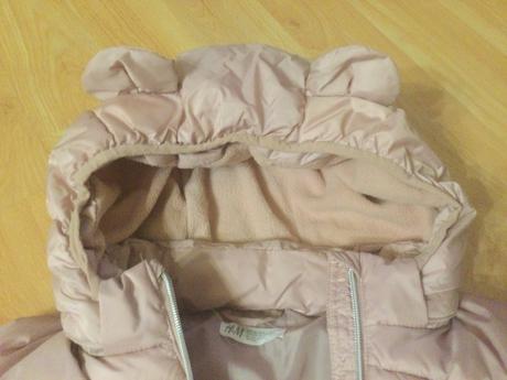 Pekná bunda h&m s uškami, h&m,134