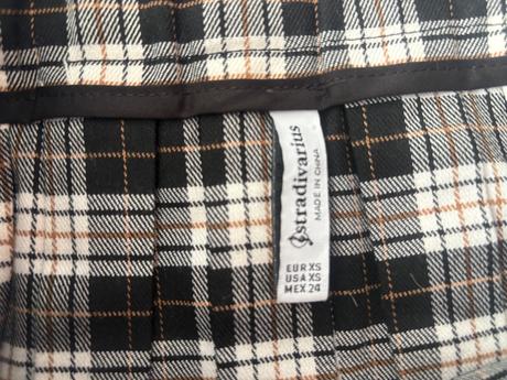 Karo sukňa, stradivarius,xs