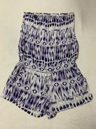 Vzorovaný overal s kraťasmi zn. buffalo london, buffalo,38