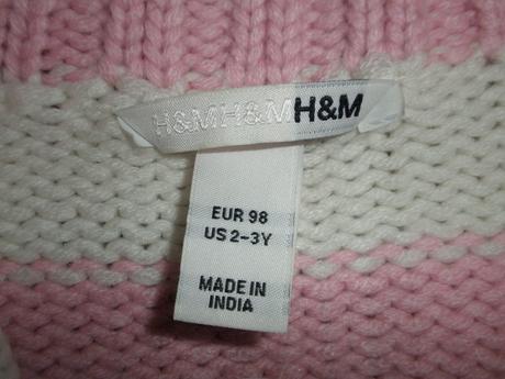 Teply svetrík, h&m,98