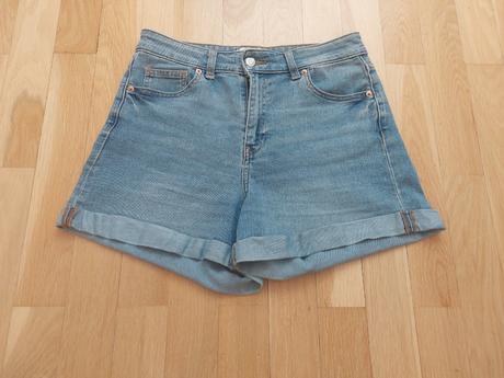 Rifľové šortky h&m veľkosť 40, h&m,40