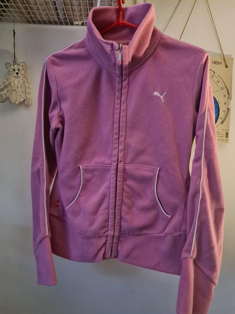 Ruzova flisova mikina puma, puma,xs