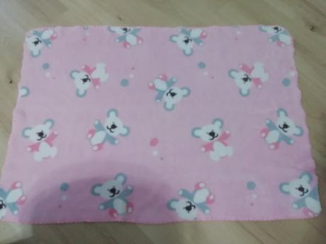 Deka do kocika bledoruzova 120 x 80, 