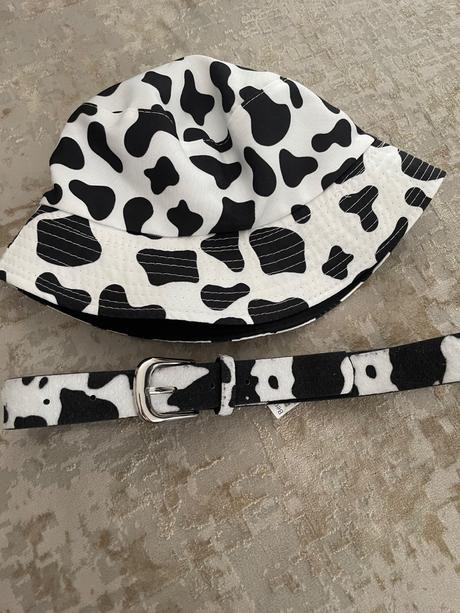 Set klobúčik a opasok, bershka,m