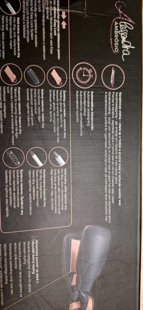 Kerayinova žehlicka na vlasy s nadstavcami,