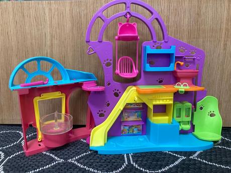 Polly pocket - bábiky, domček a zvieratká, 