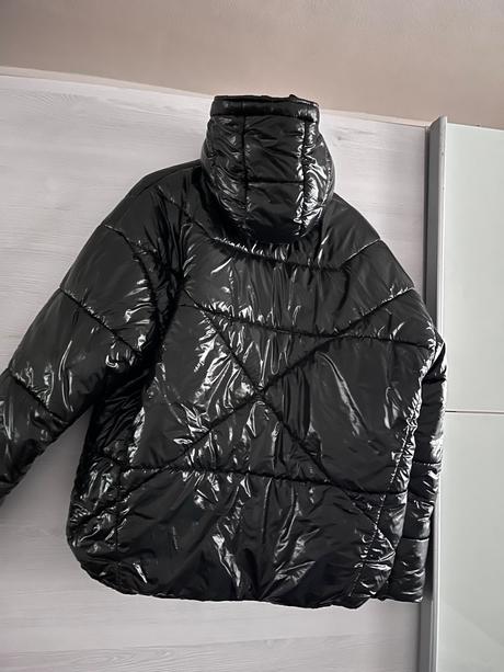 Dámska lesklá bunda, xl