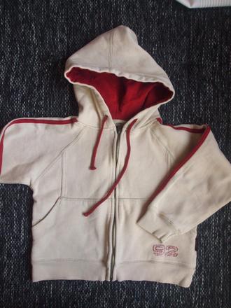 Tepláková bundička s kapucou, 116