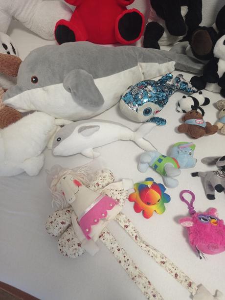 Mega set plyšových hračiek top stav, 