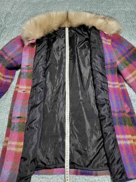 Vlnený kabát s kožušinkou, m