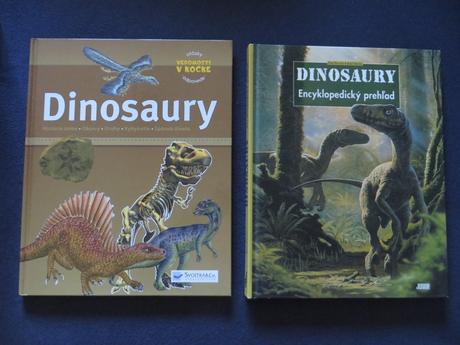 2x encyklopédia o dinosauroch - ako nové,