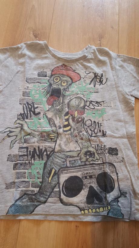 Tričko s kostrou, rebel,110