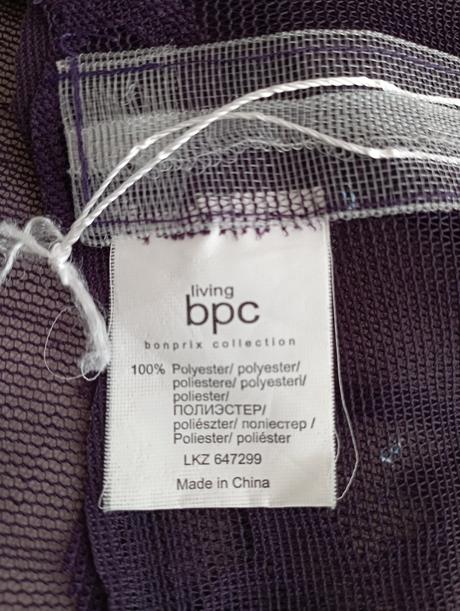 Fialové závesy 2ks,