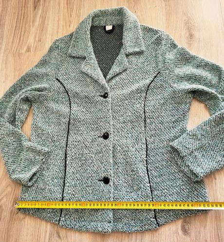 Štýlové dámske sako/kardigán s textúrou m/l, m