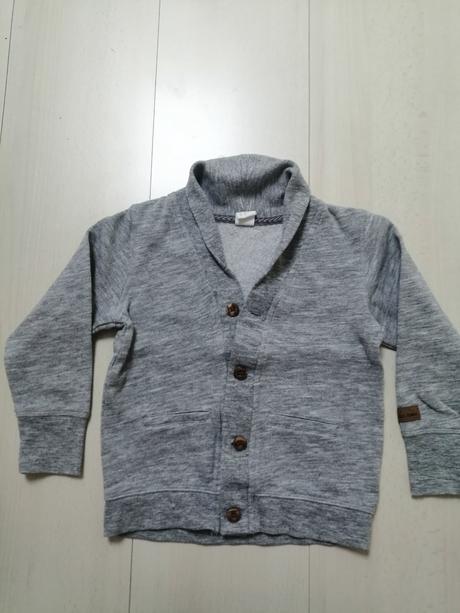 Svetrík pre chlapcov h&m, šedý vel. 98, h&m,98