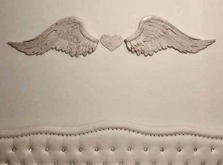 Velké anjelské krídla 3d-drevorezba, 