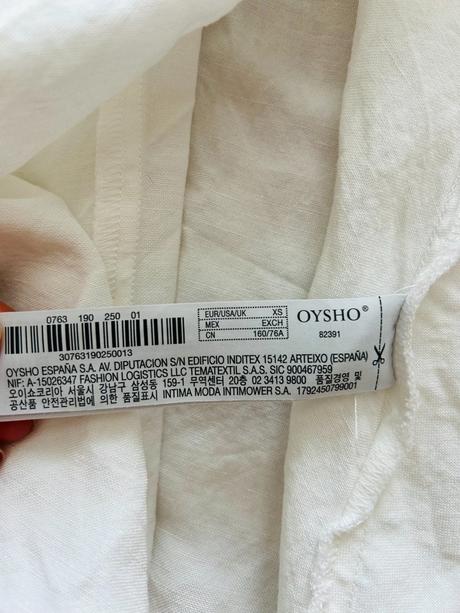 Nádherné ľanové šaty značky oysho, xs