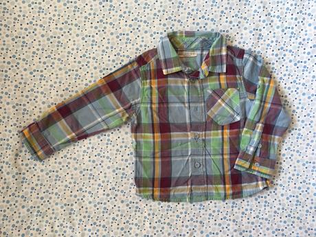 Košeľa s tričkom 2v1 zn. m&s, marks & spencer,98