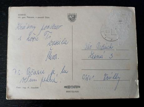 Stará pohľadnica košice, 
