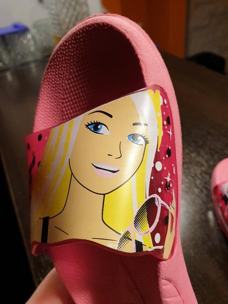 Barbie šlapky, barbie,30