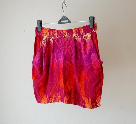 Štýlová mini sukňa, h&m,s