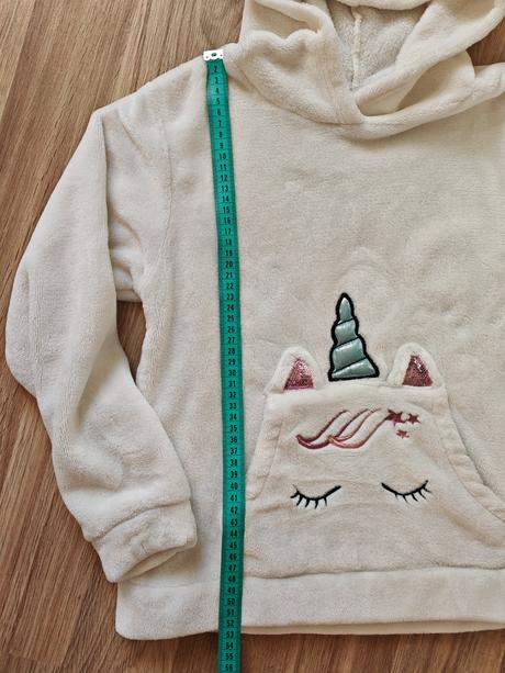 Huňatá mikina 134/140, h&m,140