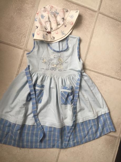 Šaty pre dievčatko s klobučikom, 110